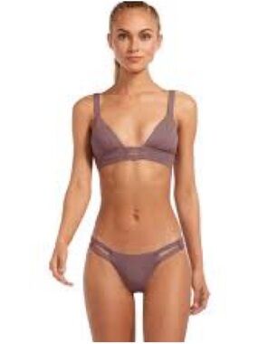 Vitamin A Taupe Cutout Bikini Set